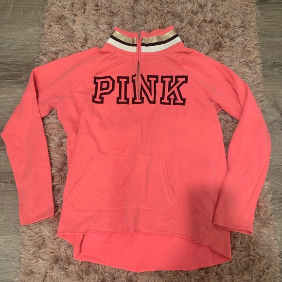 ❌TRADED❌ PINK Quarter zip😍💓 - Picture 1 of 3